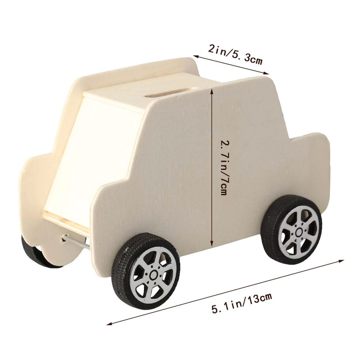 Wooden Car Shaped