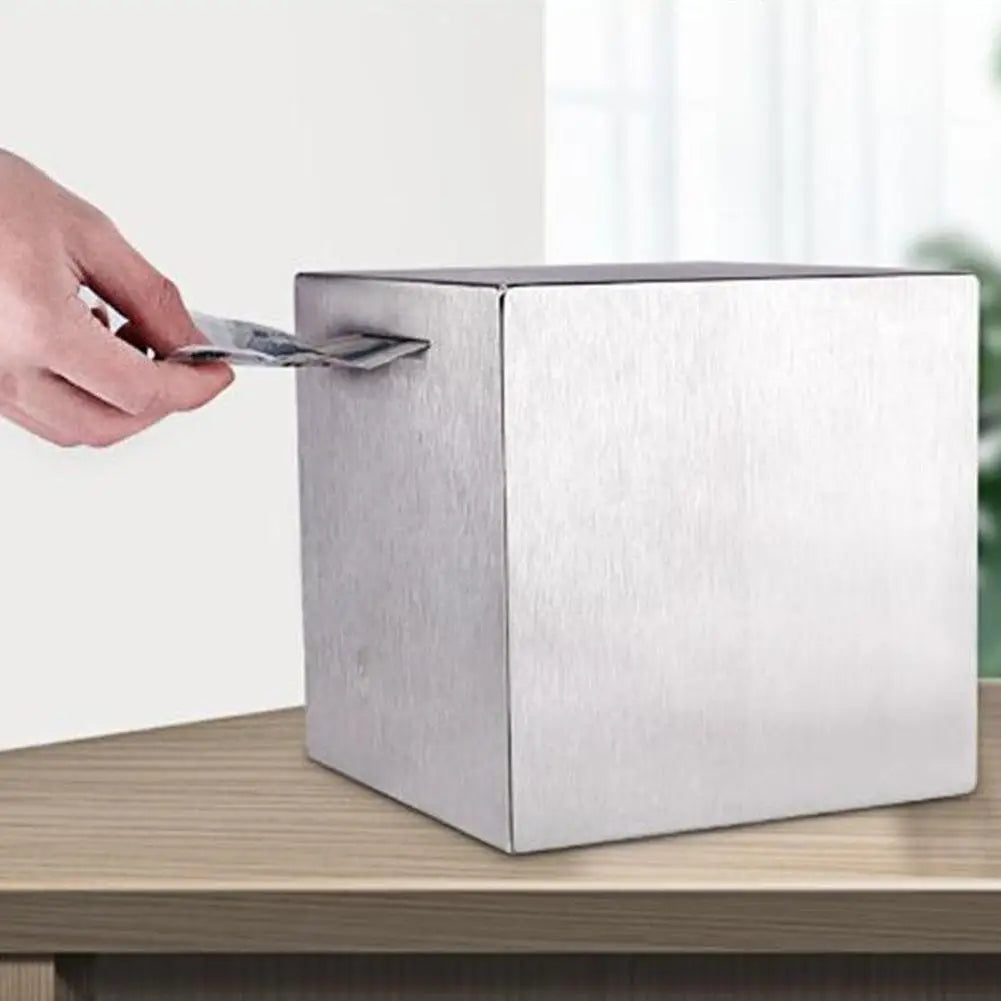 Steel Safe Box Money Piggy Bank Palace