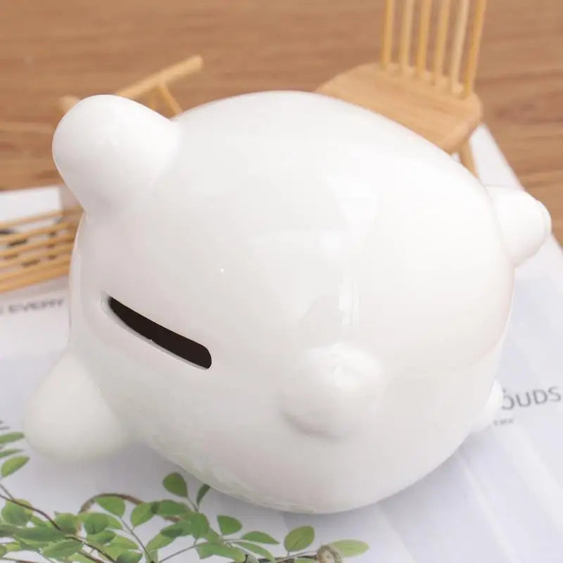 Ceramic Animal Coin Jar Piggy Bank Palace