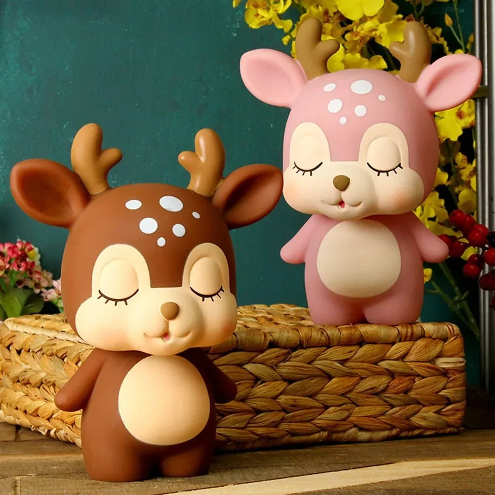 Cute Deer Piggy Bank Piggy Bank Palace