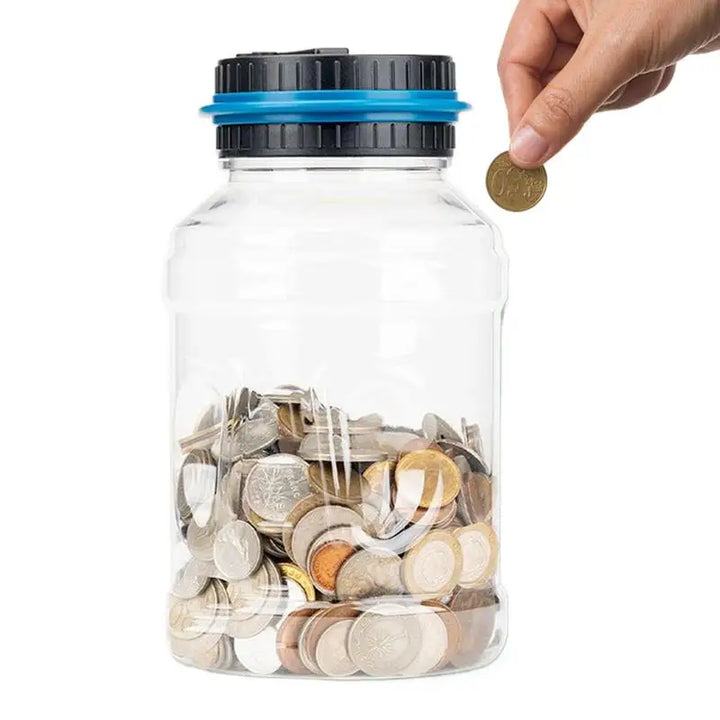 Digital Coin Counting Jar