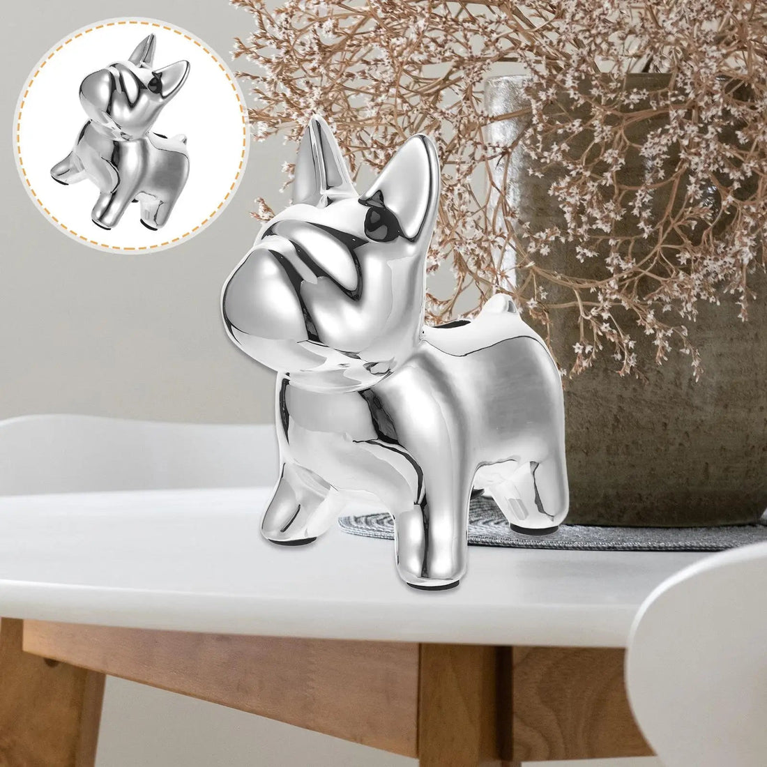 Statue Coin Ceramics Piggy Bank Palace