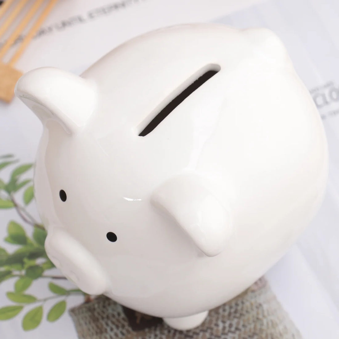 Ceramic Animal Coin Jar