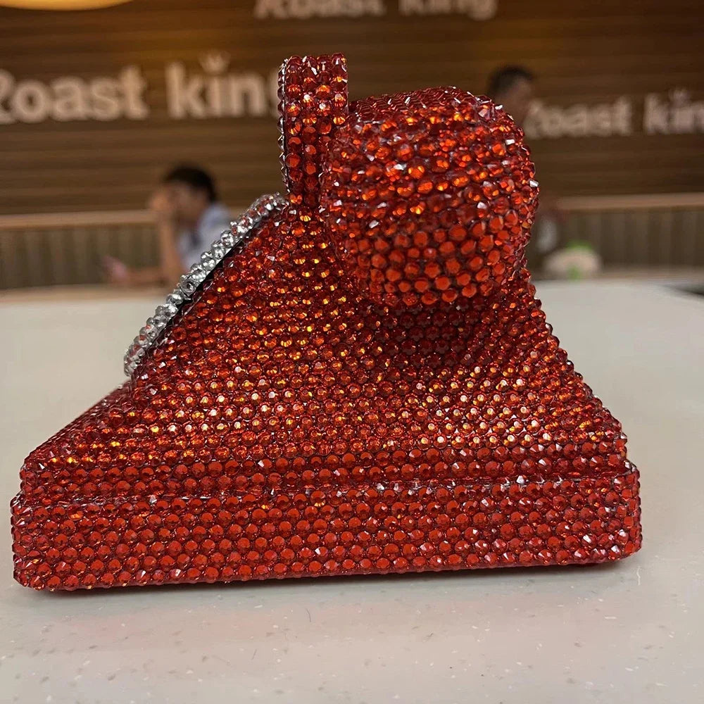 Rhinestone Telephone Piggy Bank Piggy Bank Palace